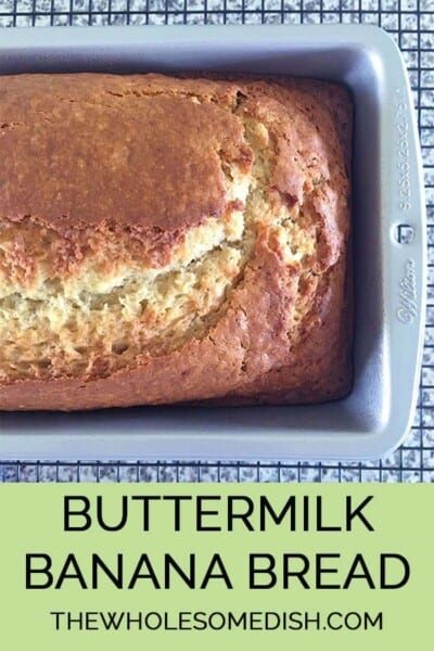 The Best Buttermilk Banana Bread The Wholesome Dish 5982