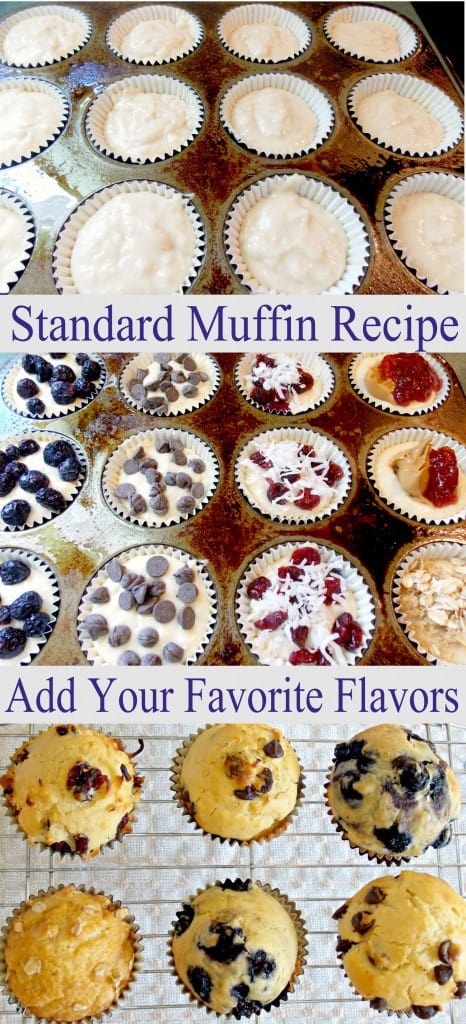Standard Muffin Recipe - The Wholesome Dish