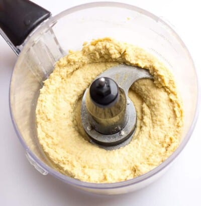 Simple Hummus Without Tahini - The Wholesome Dish