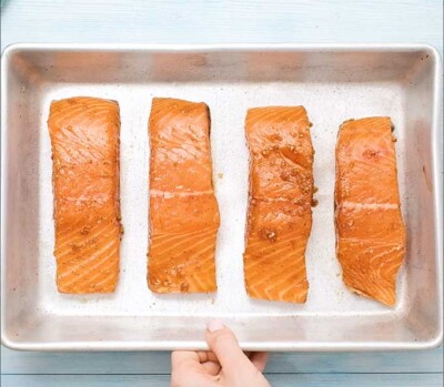 Teriyaki Baked Salmon - The Wholesome Dish