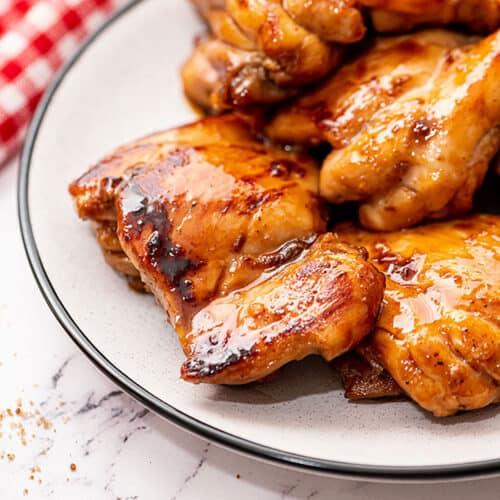 Skillet Teriyaki Chicken Thighs - The Wholesome Dish