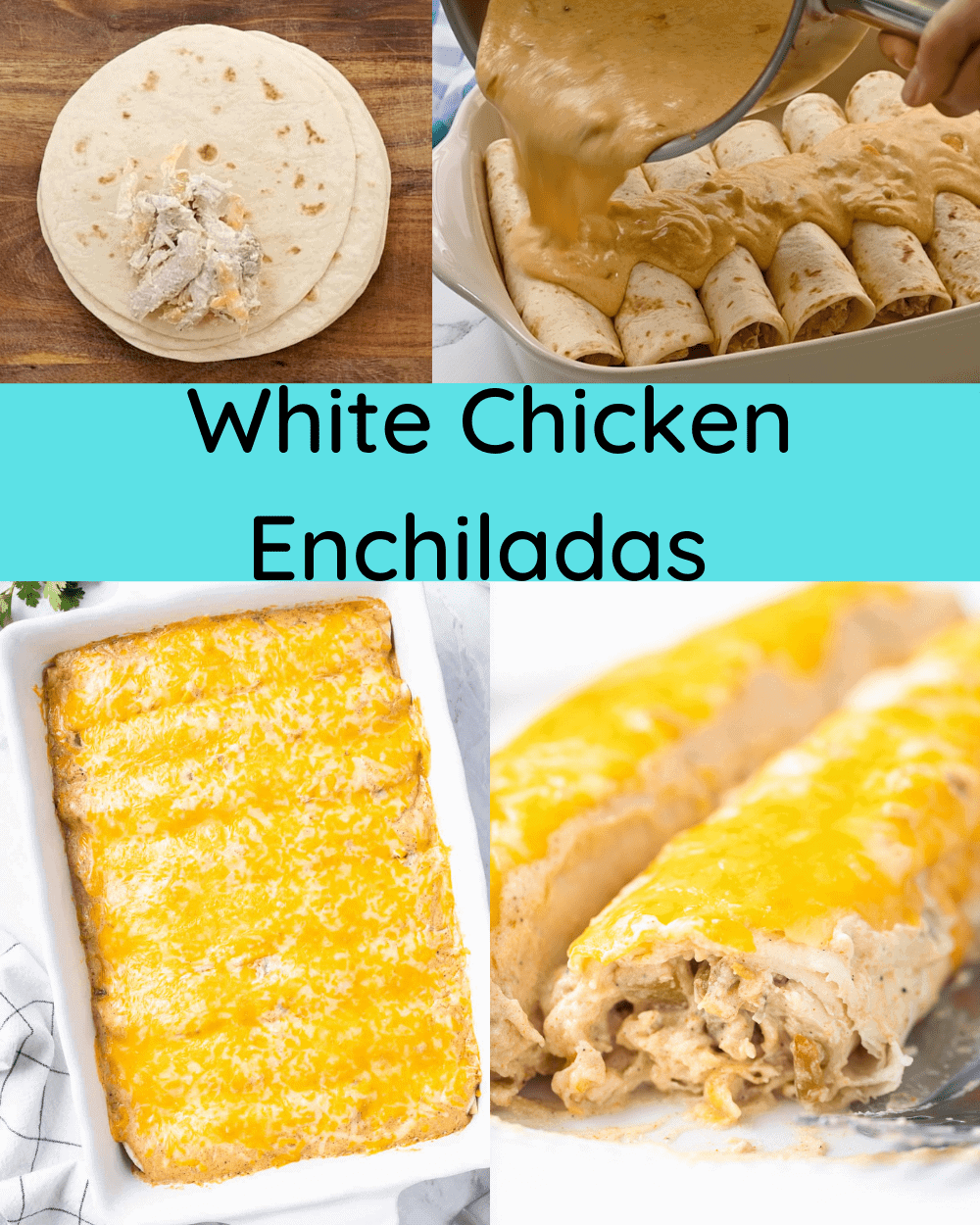 White Chicken Enchiladas The Wholesome Dish 0855