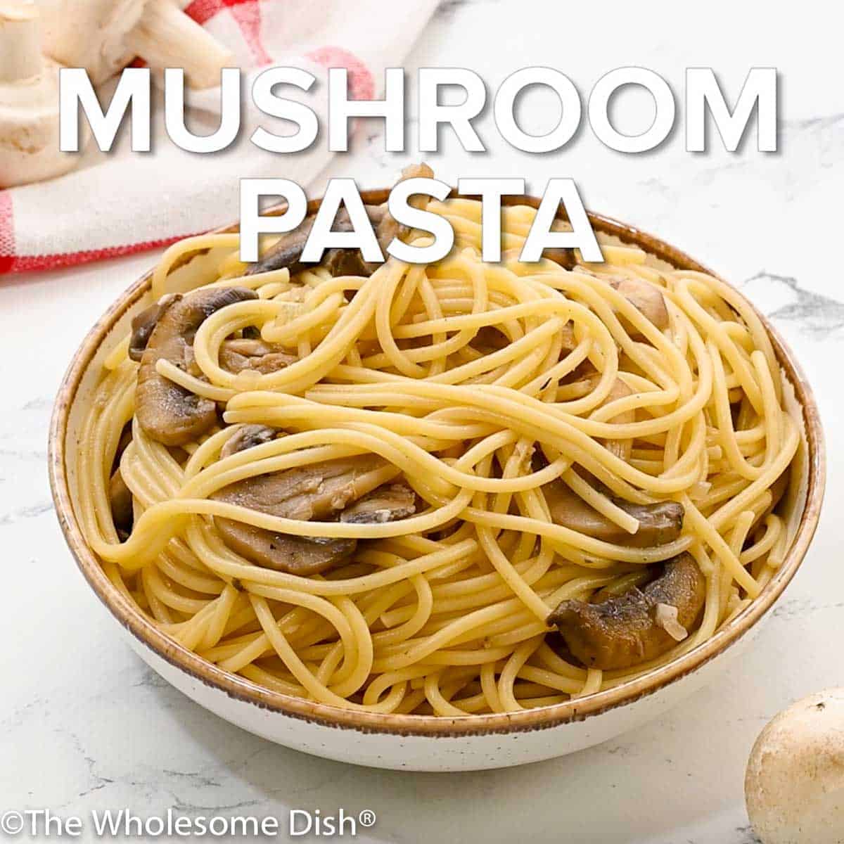 DIY Pasta Mushrooms