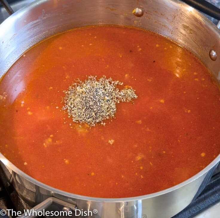 Lasagna Soup - The Wholesome Dish