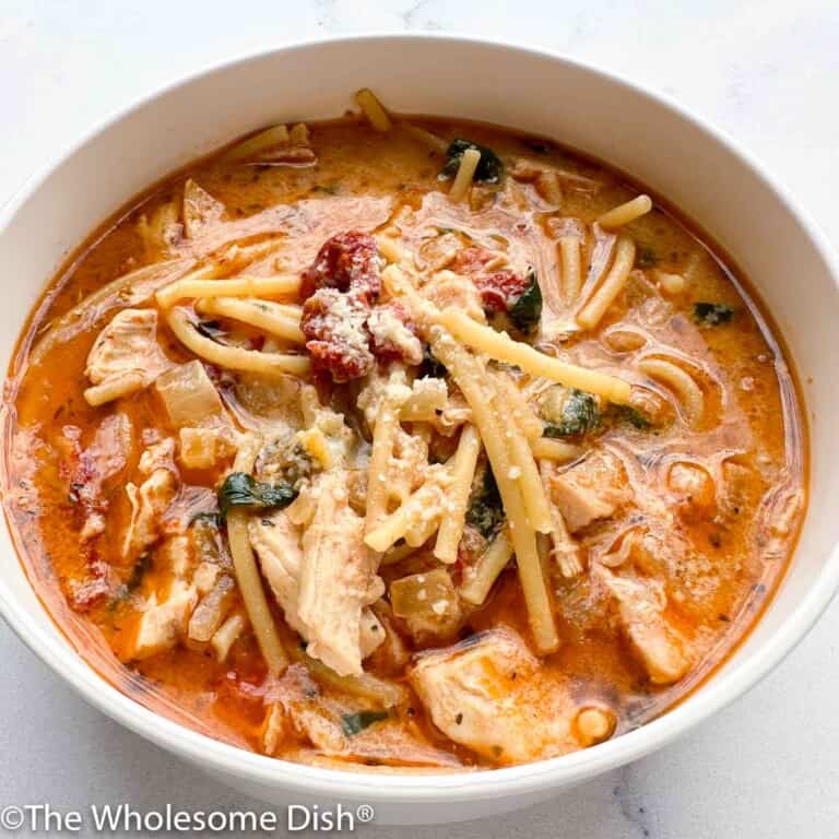 Tuscan Chicken Soup The Wholesome Dish   Tuscan Chicken Soup 1 768x768 