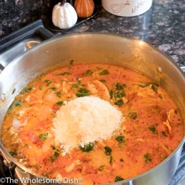 Tuscan Chicken Soup - The Wholesome Dish